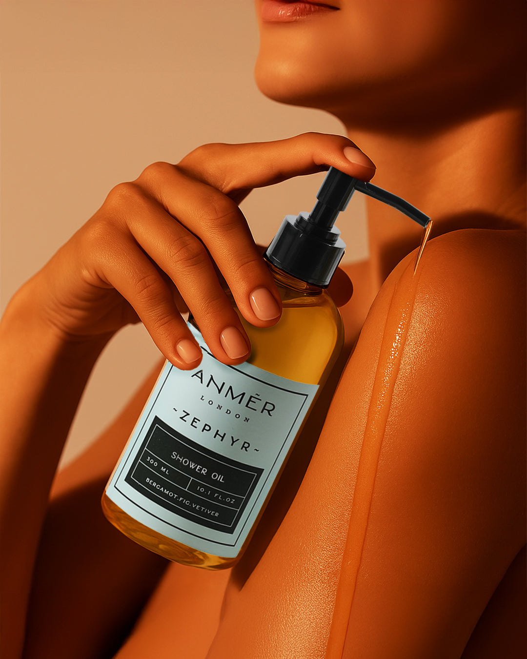 Zephyr Nourishing Shower Oil With Moroccan Argan Oil 300ML