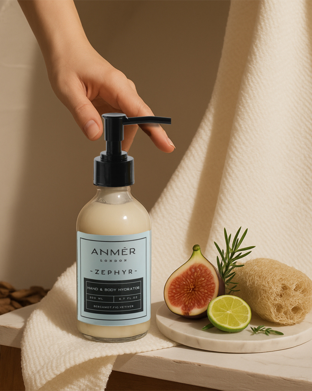 Zephyr Hand and Body Hydrating Lotion With Hyaluronic Acid 200ML