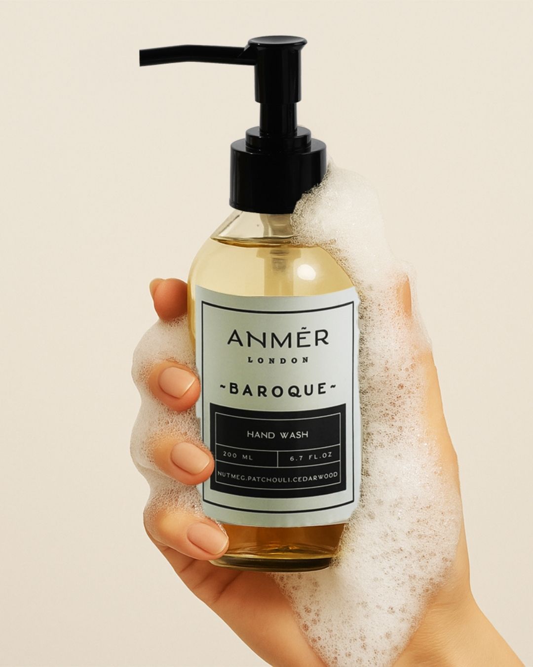 Baroque Nourishing Hand Wash With Macadamia Nut Seed Oil 200ML