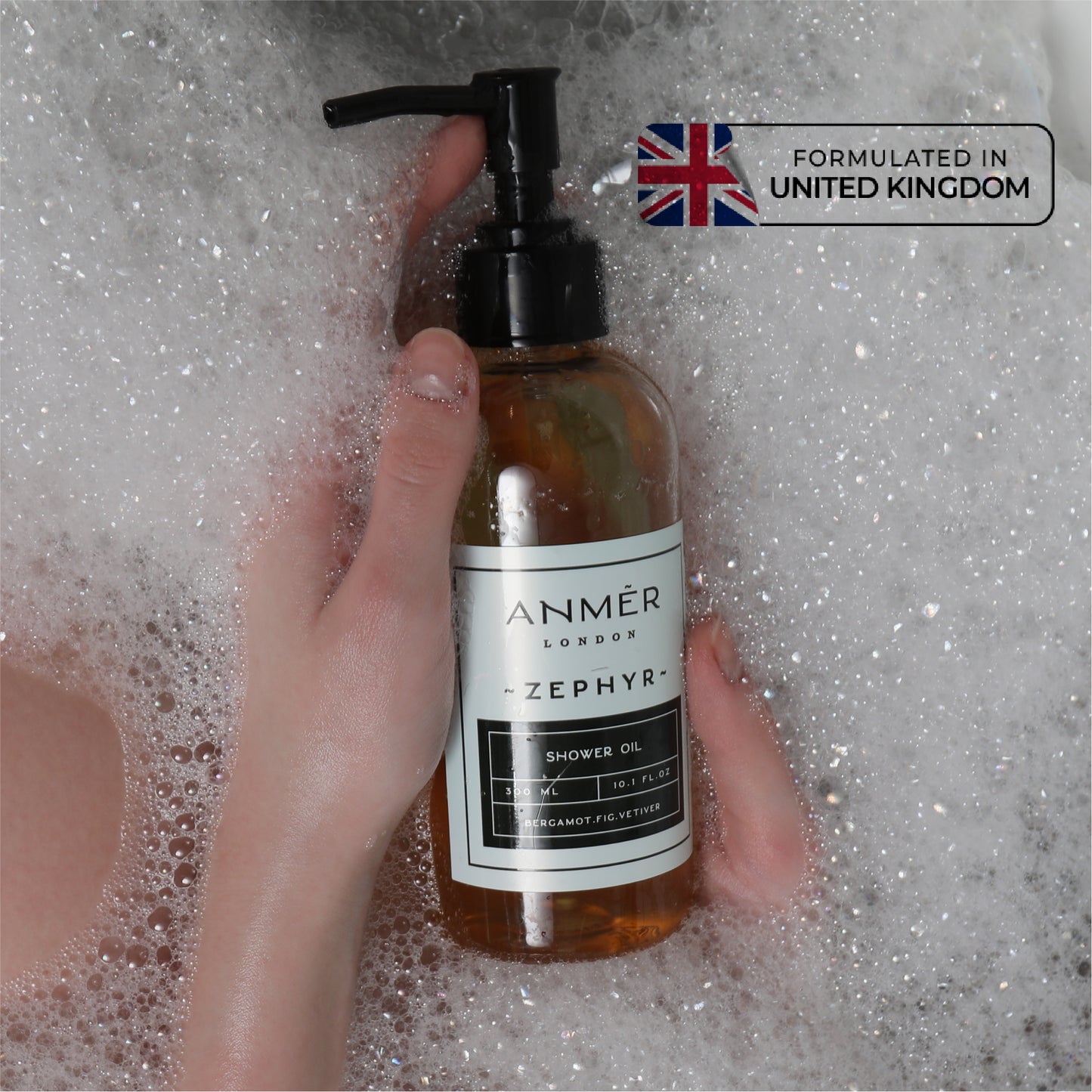 Zephyr Nourishing Shower Oil With Moroccan Argan Oil 300ML