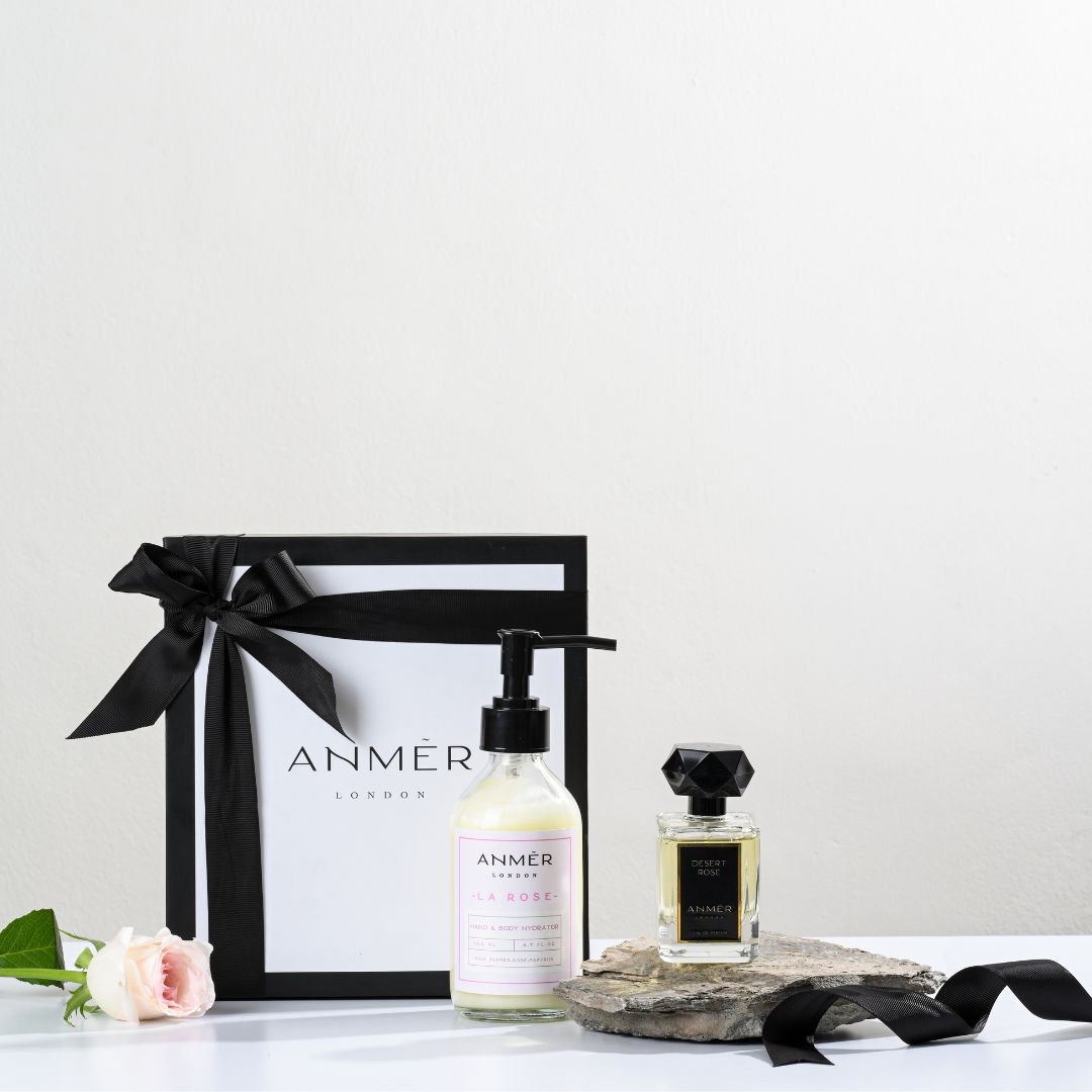 La Rose Hand & Body Hydrator and Desert Rose Parfum Gift Set